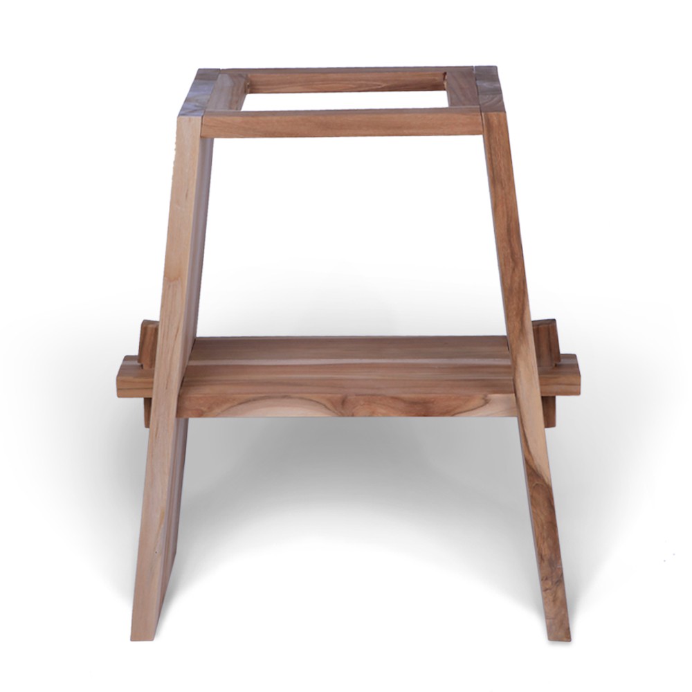 Teak Holz Waschtisch Untergestell ZEN 57x29,5x71cm – bei wohnfreuden kaufen